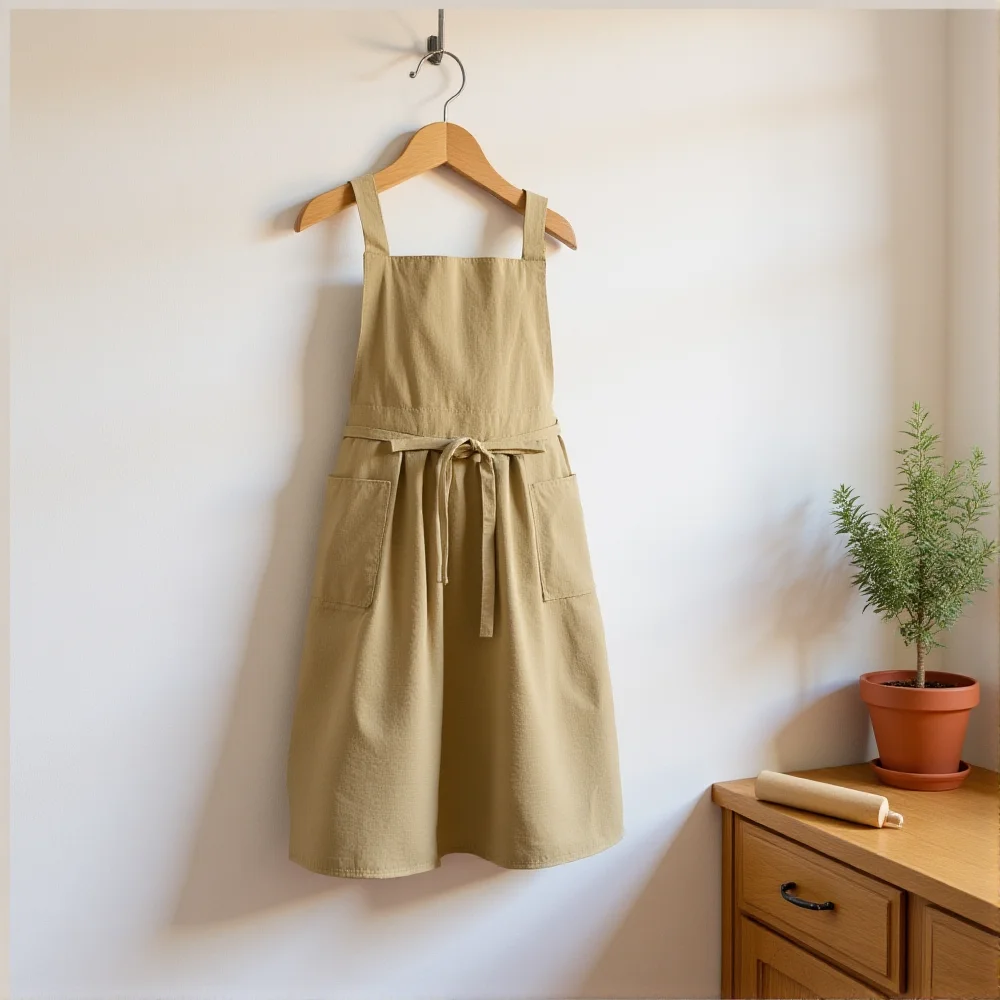 

Длинный легкий дышащий водонепроницаемый фартук для женщин, идеально подходящий для художественных студий, цветочных магазинов, маникюрных салонов, кофейни