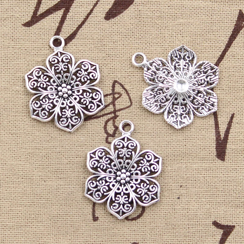 12Pcs Charms Flower…