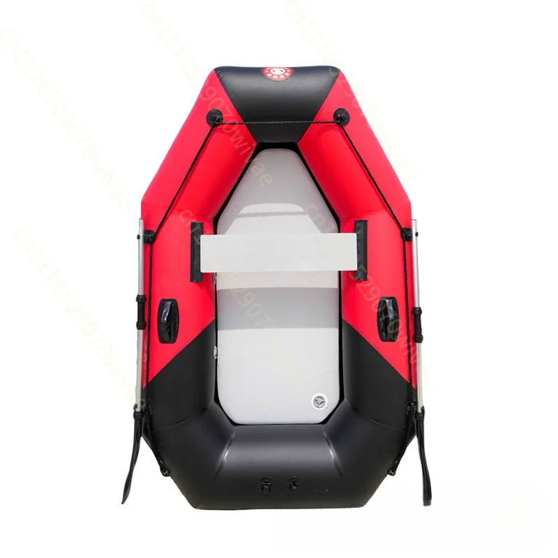 Inflatable kayak, inflatable boat, fishing rubber boat folding assault  multi-person brushed bottom thickened emergency rescue