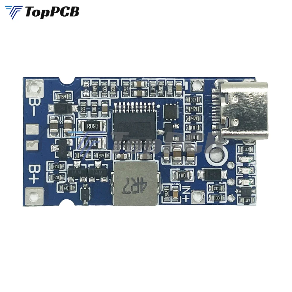 2S 3S 4S Type-C USB 4.5V-15V Step-Up Buck QC Fast Charging Charger Module for 18650 Lithium Battery With Temperature Protection