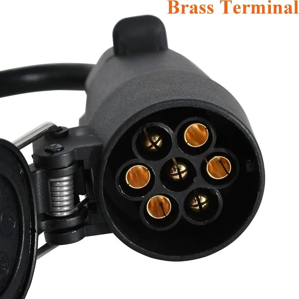 Trailer Light Converter US 4 Pin To EU 7 Pin Adapter Wiring Harness For Motorhome Boat Trailer Towing Road Safety Gear