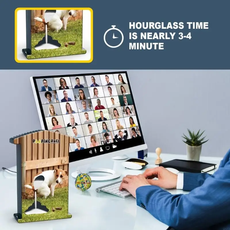   Hilarious Plastic Dog Poop Shaped Hourglass Perfect For Gag Gifts And Kids