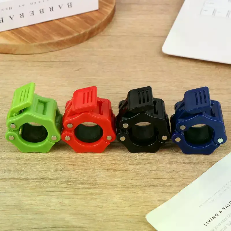 25/28mm Heavy Duty Barbell Clips Collar Quick Release Locking Clamps Fixing Nut Clips For Weightlifting Fitness Accessories