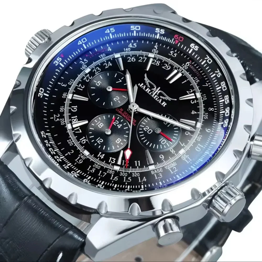 Elegant Men's Automatic Mechanical Watch with Hollow Design, Waterproof, Luminous, Multifunctional, Precise Timekeeping, Durable, Suitable for Business and Casual Wear, Versatile, Gift for Boyfriend or Husband, Popular in Europe and America