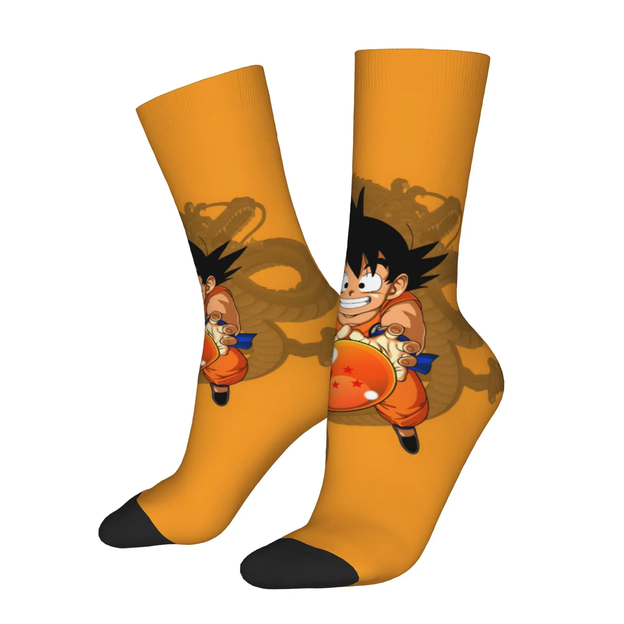 

1 Pair Hip Hop Retro DRAGON BALL Crazy Men's Socks Unisex Harajuku Pattern Printed Funny Novelty Happy Sock Gift