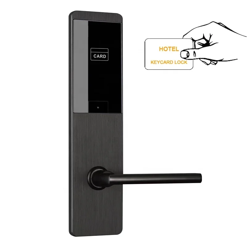 Cerradura Digital para Hotel, cerrojo inteligente con tarjeta RFID para puerta de Hotel