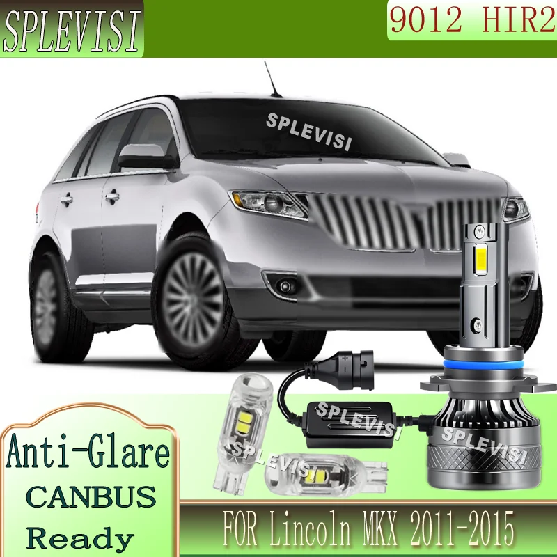 

60,000-Hour Lifespan No Error Built in Canbus 360° Illumination Headlight LED Bulbs For Lincoln MKX 2011 2012 2013 2014 2015