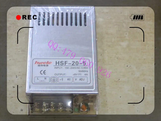 [JIYUAN] Heng Wei ultra small switching power supply 5V4A HSF-20-5 20W --5PCS/LOT