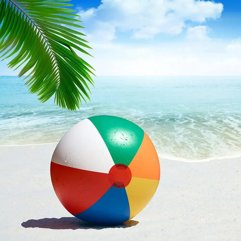 

Colorful Inflatable Beach Ball Summer Water Play Balls Outdoor Swimming Pools Party Toys for Kids Adults Water Sports