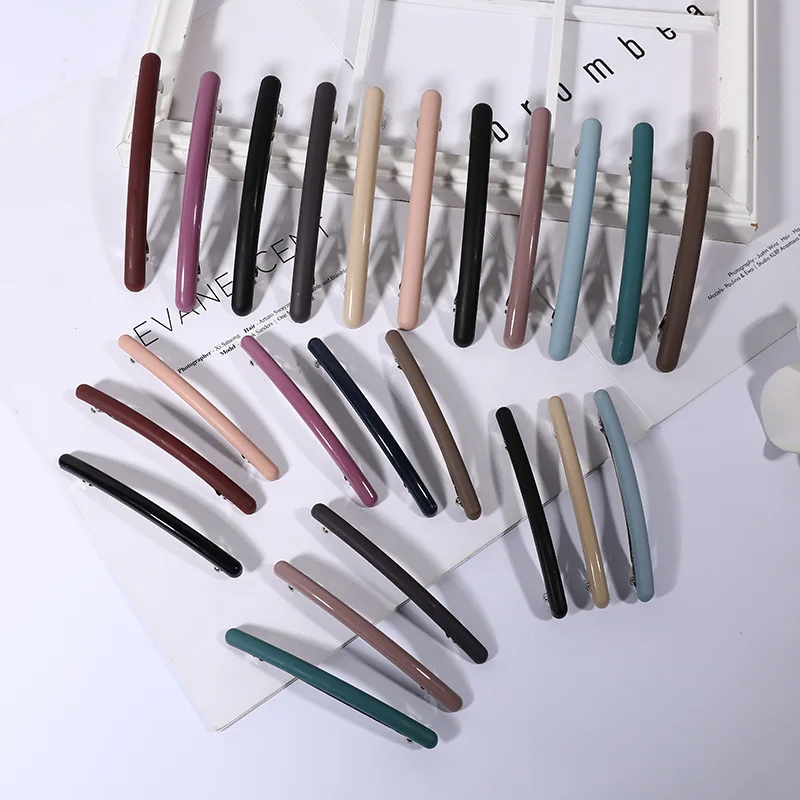 Hair accessories 8.5cm Hairpin Simple and Fashion Hair Clips for Women, Solid Color Hairpins with Matte Finish