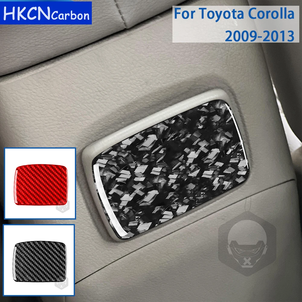 

For Toyota Corolla 2009 2010 2011 2012 2013 Accessories Carbon Fiber Car Interior Ashtray Cover Trim Stickers Decoration