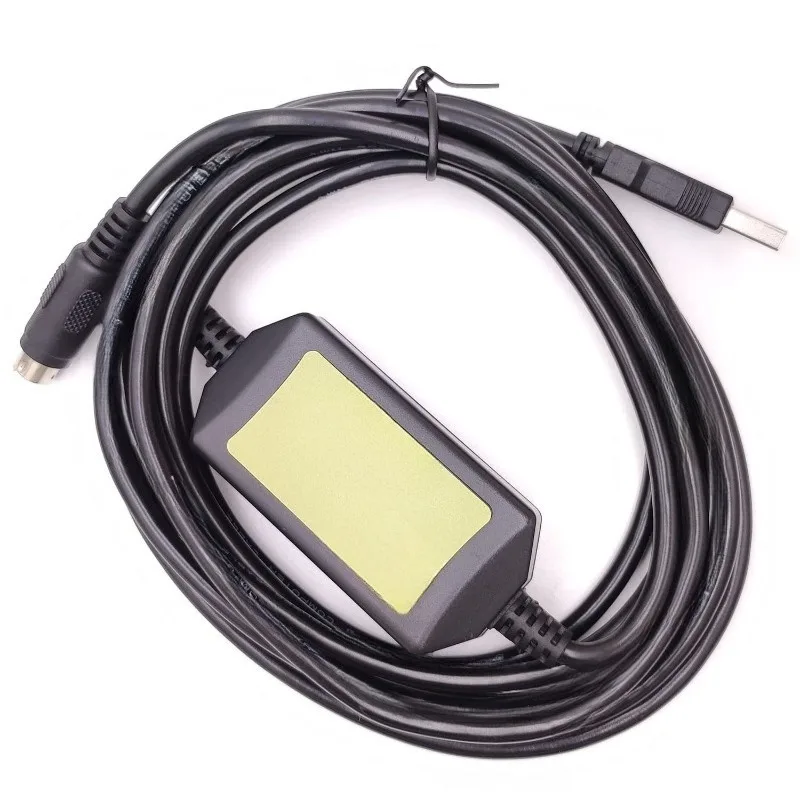 USB-SC09-FX PLC Programming Download Cable Communication Wire Fit FX1N FX1S FX3U FX3GA Controller Connection Hardware