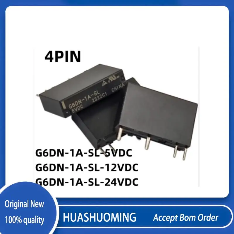 

NEW 10PCS/LoT G6DN-1A-SL G6DN-1A-SL-5VDC G6DN-1A-SL-12VDC G6DN-1A-SL-24VDC G6DN 1A SL 5V 12V 24V 4PIN 5A