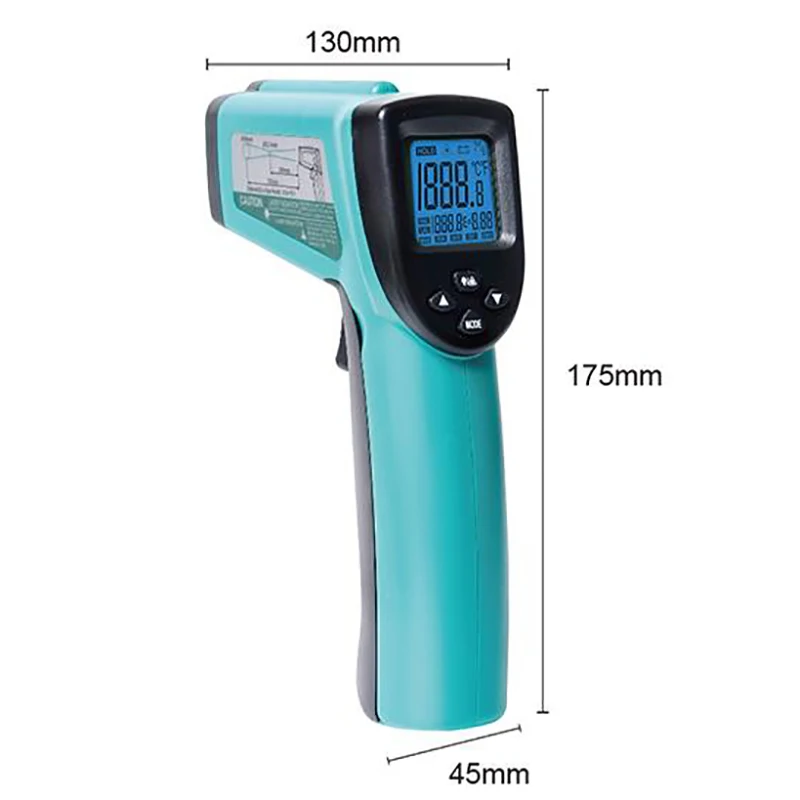 IR Laser Temp Pro'skit MT-4612 LCD senza contatto termometro digitale a infrarossi strumento di misurazione-50 ~ 580 °C tenere pistola ad alta prova