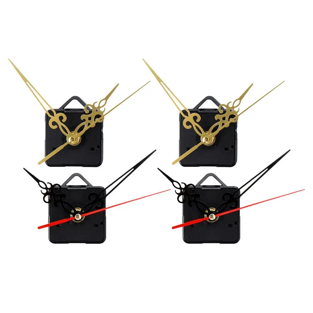 

4 Pcs Quartz Clock Movement Silent Design Precise Timekeeping DIY Repair Kit Plastic Material Home Decor Accessories Battery