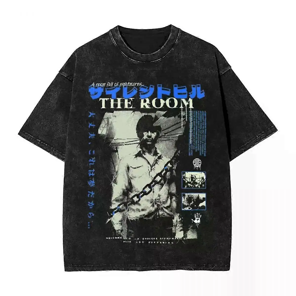 

Silent Hill Camiseta лавада уличная одежда в стиле хип-хоп винтажные camisetas filme de terror jogo горячий продукт стираная ретро мода унисекс