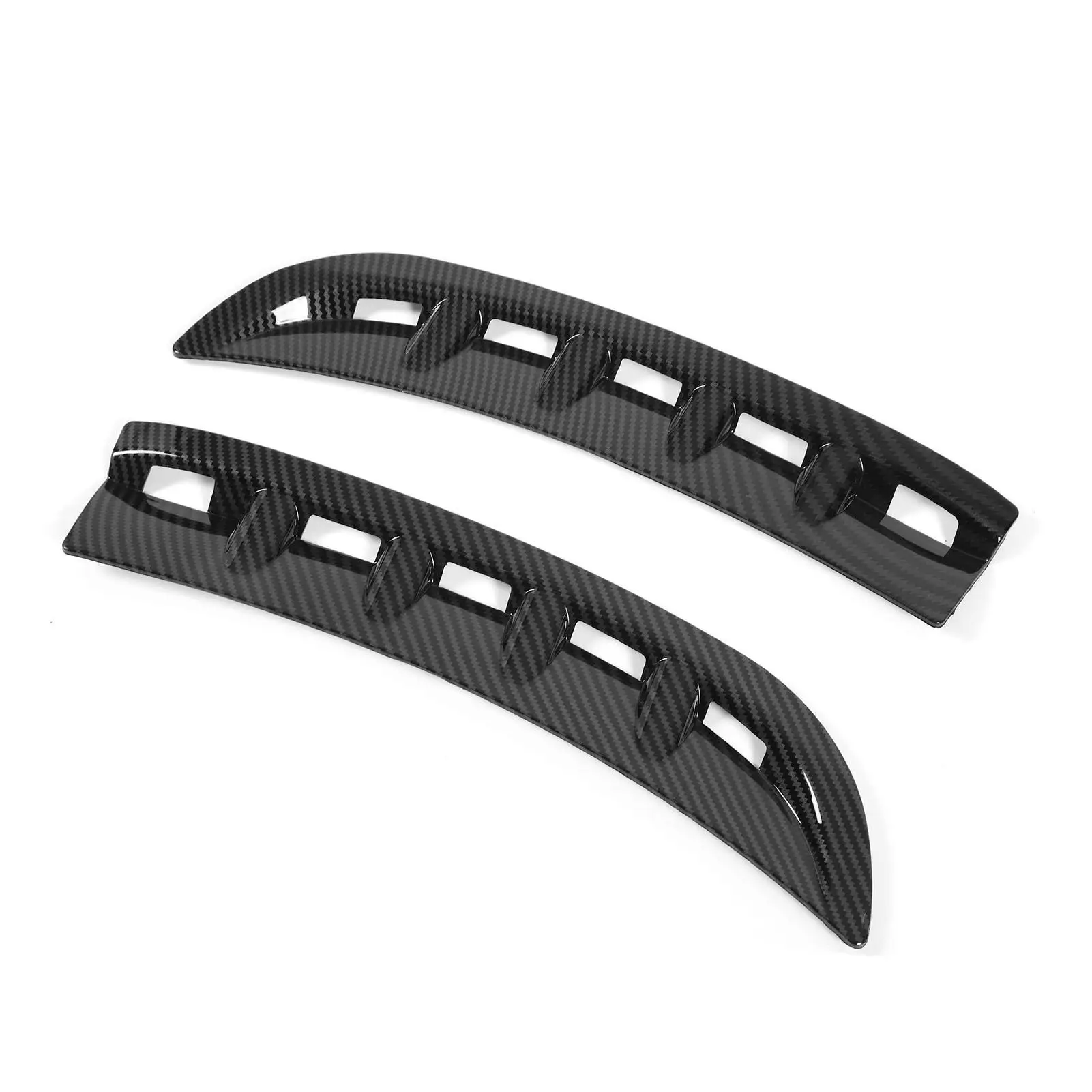 Front Bumper Side Vent Wind Resistance Reduction Side Spoiler Protector for CLS -Class C257