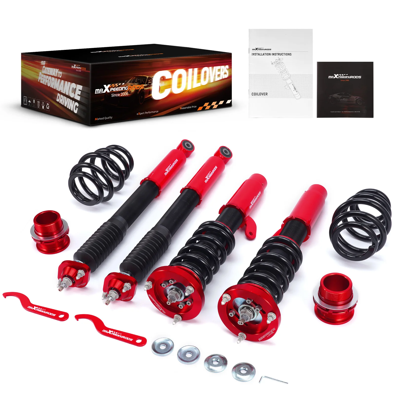 Damping Suspension Shock Coilover For BMW E46 Convertible 318i 330ci 325ci 323ci 320cd 330cd 330i 325i 328i 318d