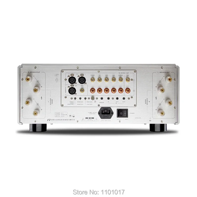 Shanling A3.2 (21) Hi-End Decoder Amplifier HIFI EXQUIS 200Wx2 Stereo, Power, Integrated ,Mono AMP 2SC3264 BT5.0 With Remote