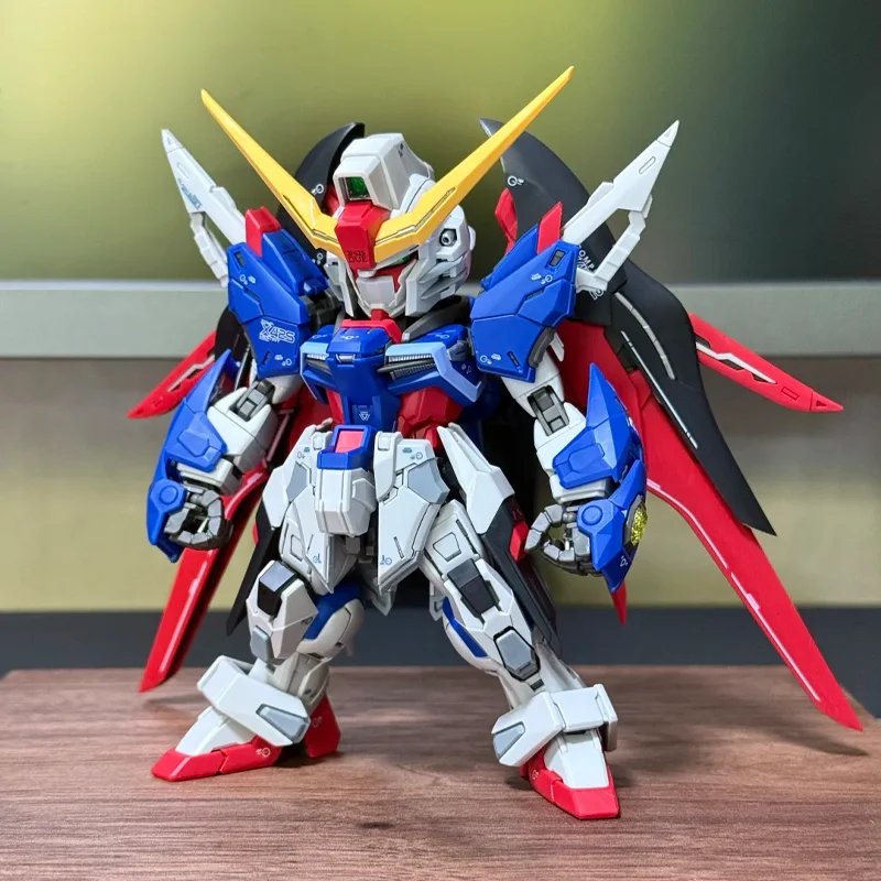 MGSD Destiny Fighter Mech Bausatz-Modell Actionfigur mit Burst-Wing-Effekt-Teilen PC-Desktop-Dekoration Sammlerstück Spielzeug – Detail 1
