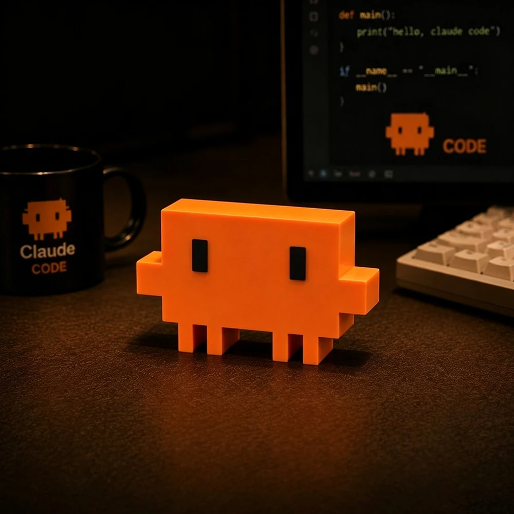 Prop For Cosplay - AI Claude Code Cosplay 3D Baskı