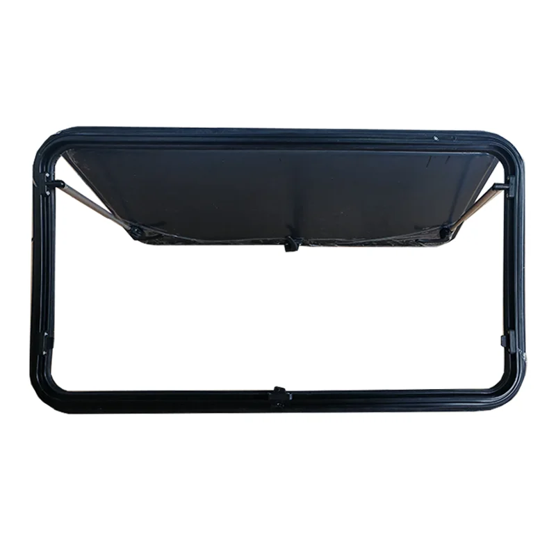 Wholesale Acrylic Window Aluminum Frame R5000mm Radian For Campervan 800*400mm view 4