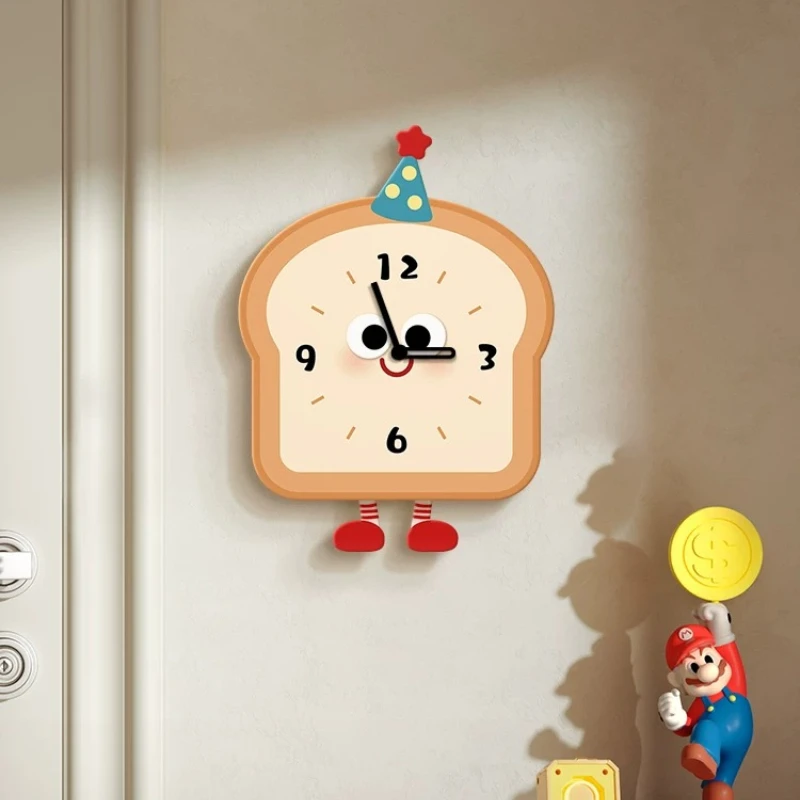 Creative Cutecore Wall Clocks Dopamine Girls Modern Kids Wall Clocks Digital Moving Orologio Da Parete Bedroom Accessories