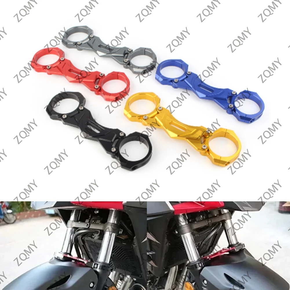 

Motorcycel CNC Front Fork Bracket Shock Absorber Damper Balance Brace For HONDA CB650F CB 650F 2014 2015 2016 2017 2018 2019