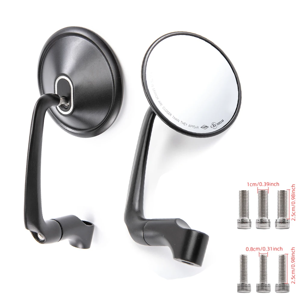 Motorcycle Aluminum Side Rearview Mirrors