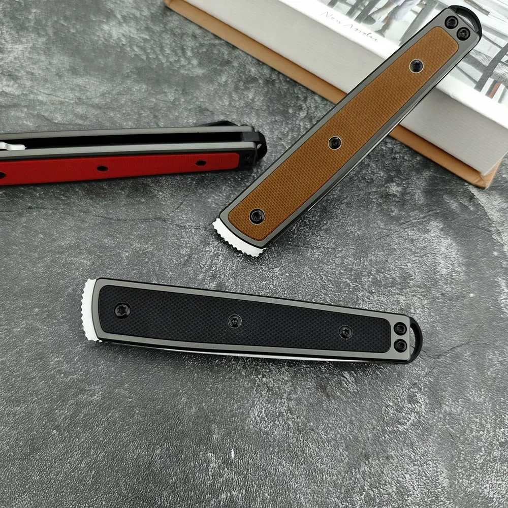 CR 7190 Tactical Folding Pocket Knife Sharp 8Cr13Mov Steel Blade 420 Steel+G10 Handle Hunting Self-defense EDC Outdoor Knife