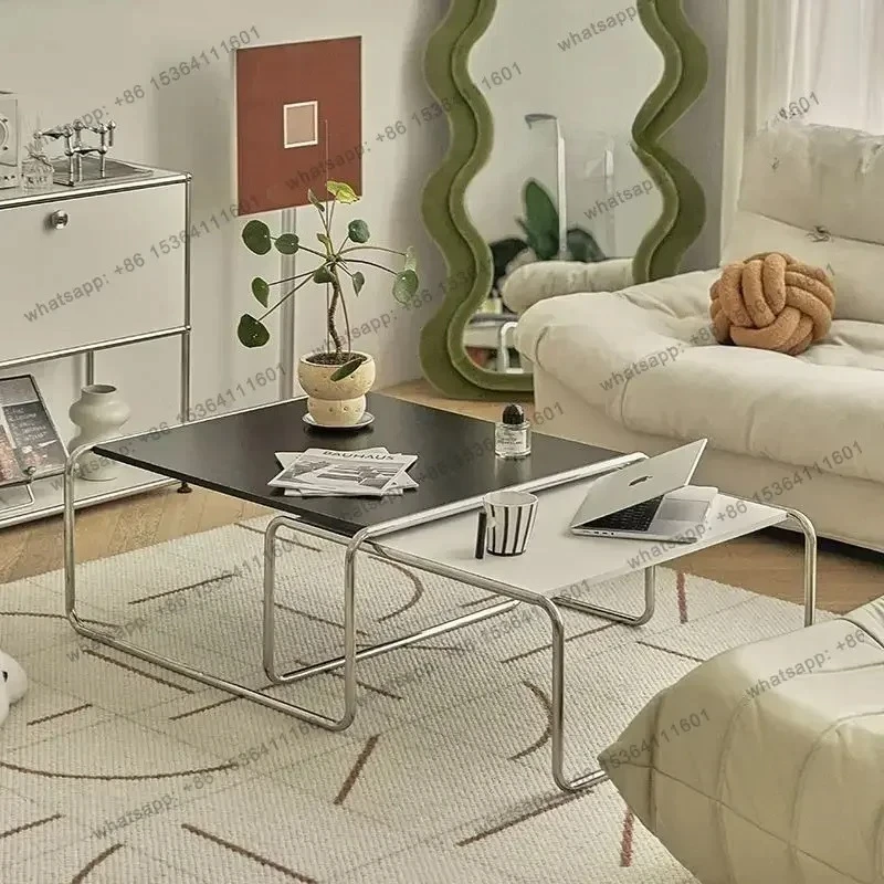 

Nordic Living Room Coffee Table Modern Aesthetic Minimalist Standing Coffee Table Bedroom Small Mesas Bajas Postmodern Furnit