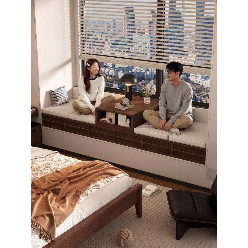 Card seat type bay window locker, remodeled locker, bedroom window sill tatami storage cabinet