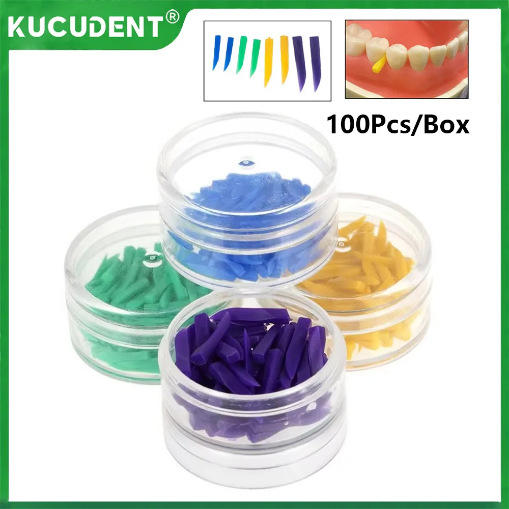 

Dental Interdental Wedges Disposable Tooth Gap Wedge Medical Grade Plastic Specially Treated Tips Gum Protection Dentist Tools