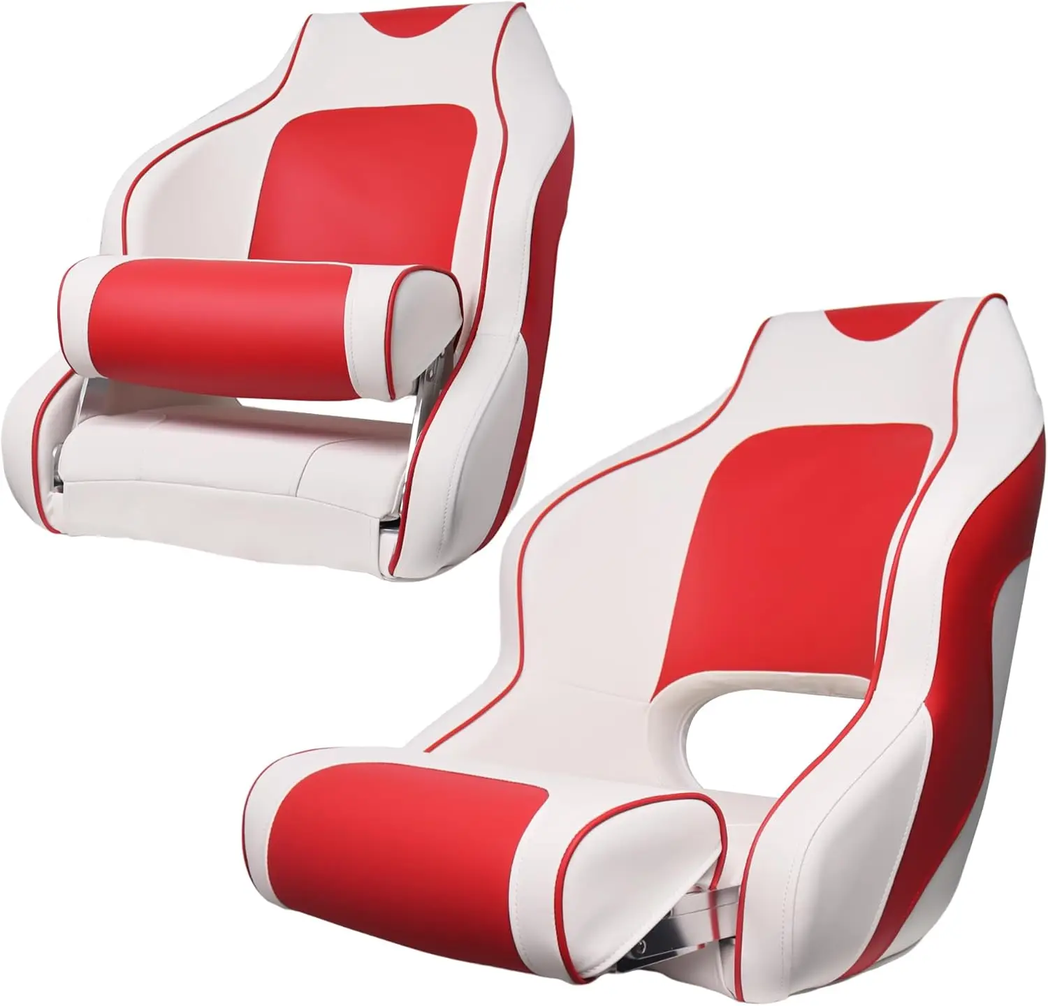 Captains Bucket boat Seat Premium Sports Flip Up Boat Seats 2 Pack