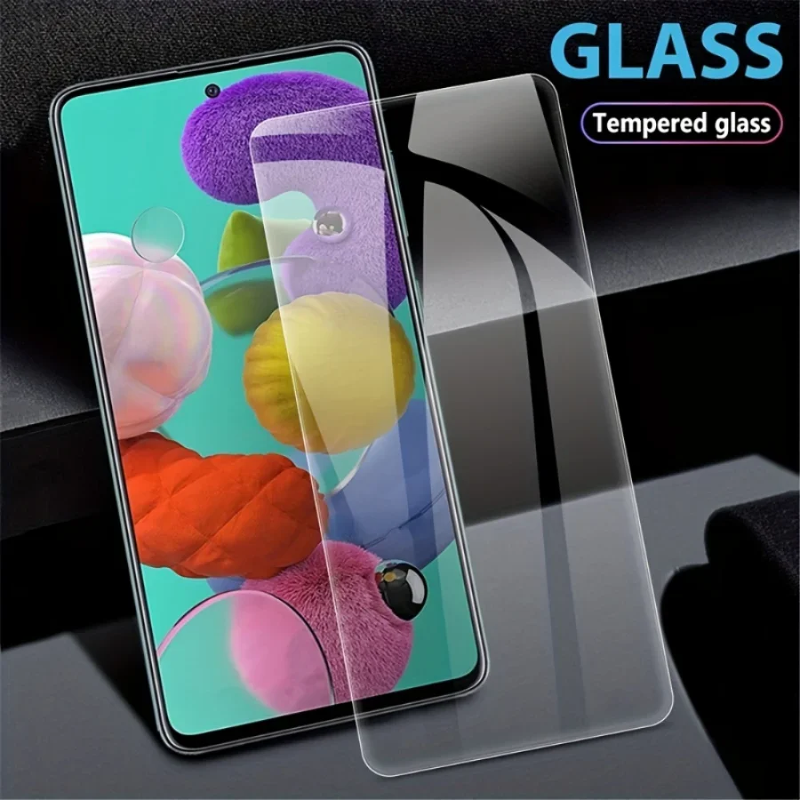 2Pcs HD 9H Clear Tempered Glass For Samsung Galaxy A55 A15 A35 5G A54 A14 A23 A03 A53 A52 A42 A32 A13 A20 A12 Screen Protector