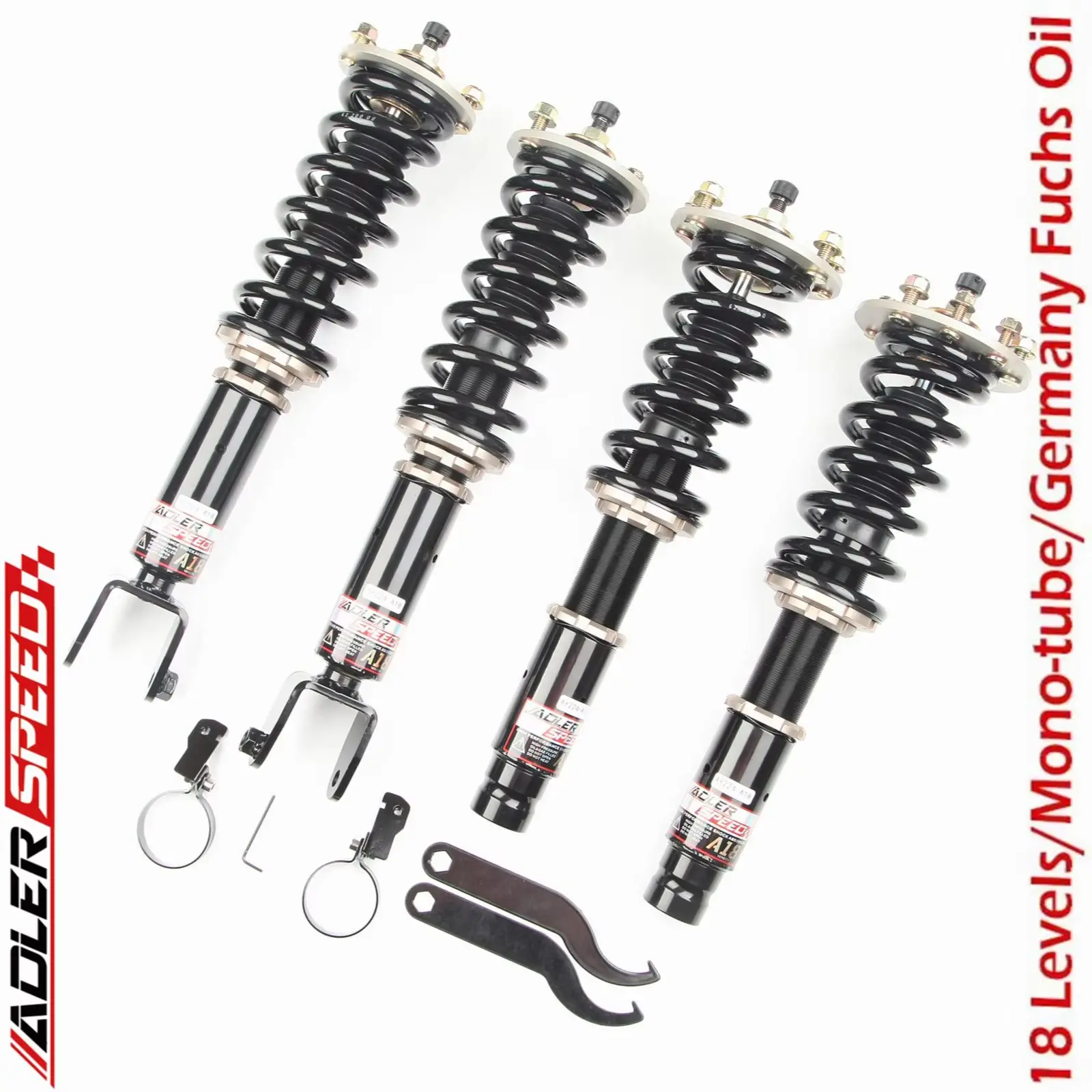 

ADLERSPEED 18 way Coilovers Lowering Suspension Adj.Damper For Accord 08-12, Crosstour 10-15