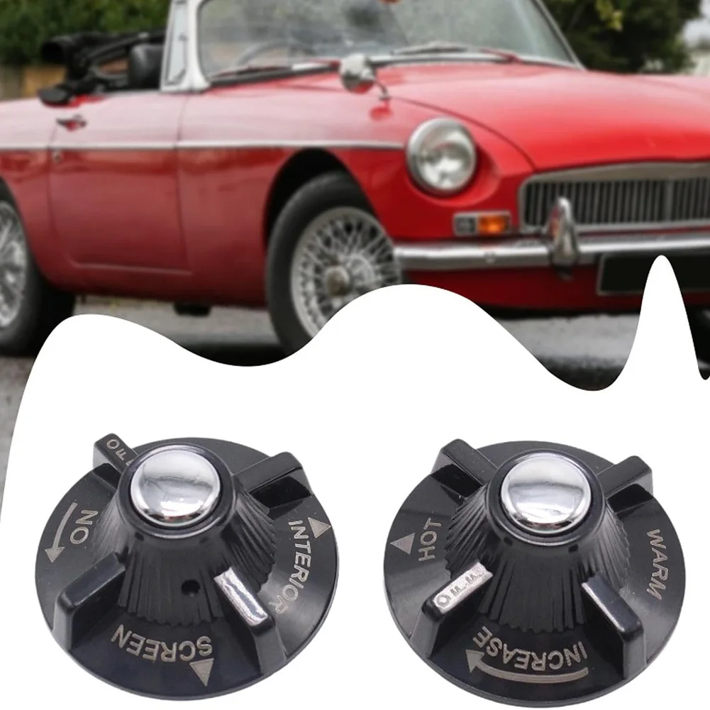

1x Heater And Air Control Knobs For MGB GT And For Roadster 1962 1974 BHA4328 BHA4329 ABS Car Air Conditioning Switch Knob