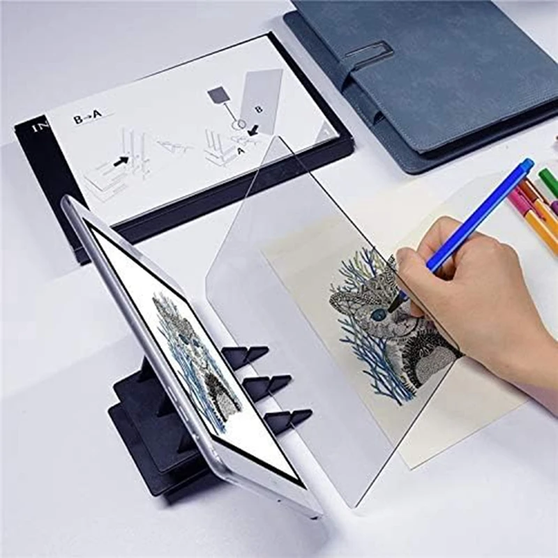 Optical Image Drawing Pad Sketch Wizard Easy Tracing Drawing Artifact Sketch Kit Suitable For Children And Beginners, Durable