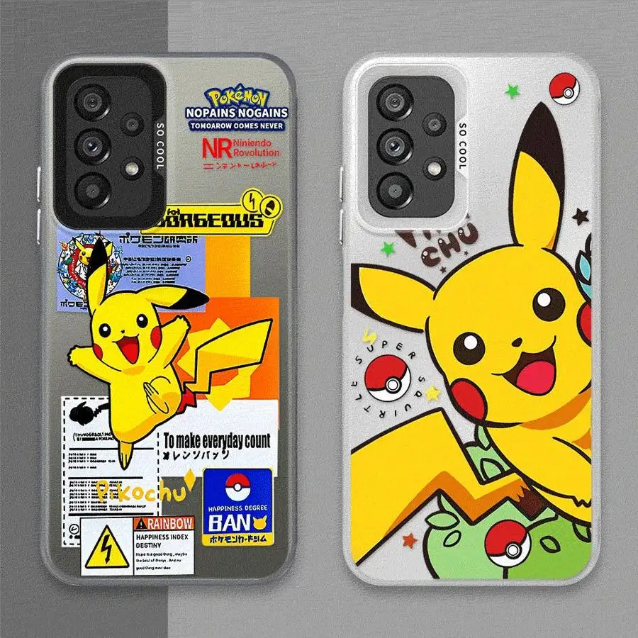 Pokemons Gnegar Phone Case for Galaxy A15 A52 A72 A72 4G 5G A25 A52s A53 A54 A55 A73 A73 5G A51 4G bag