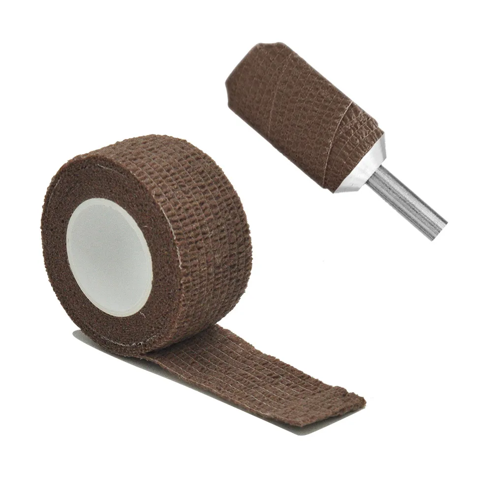 brown Waterproof Therapy Self Adhesive Bandage Muscle Tape Finger Joints Wrap First Aid Kit Pet Elastic