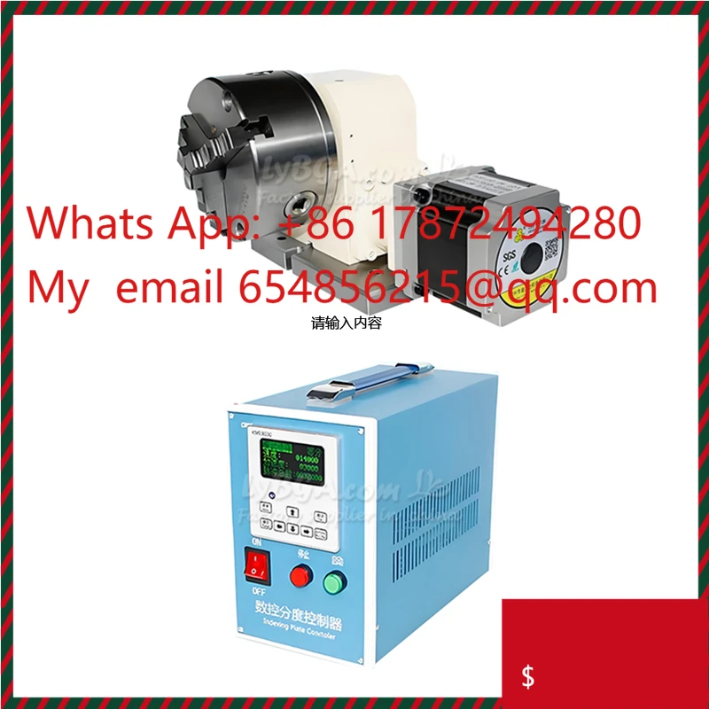 Vertical and Horizontal Dual-purpose CNC Dividing Head TL110-15-130A Rotary A-axis 130mm Chuck  3-jaws for CNC Milling Machines