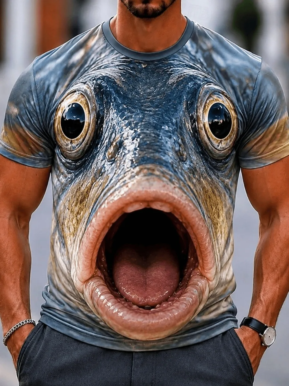 Role-playing Fun Animal Patterns 3D Print Sport Quick-dry Breatha Men  Tshirt Outdoor Street Casual Fashion Party Children's Top