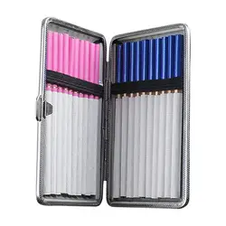 PU Leather Cigarettes Box Creative 20-piece Pocket Box Cigarettes Storage Metal Frame Cigarettes Holders Flexible Slim Cigars