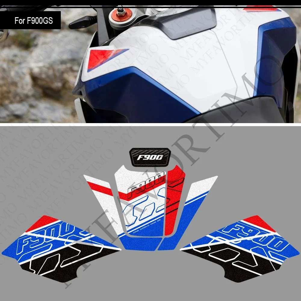 Motorcycle Tank Pad TankPad Cap Grips Gas Fuel Knee Stickers moto Decals Protector  For F900GS F900 GS F 900 GS 2024 2025 2026