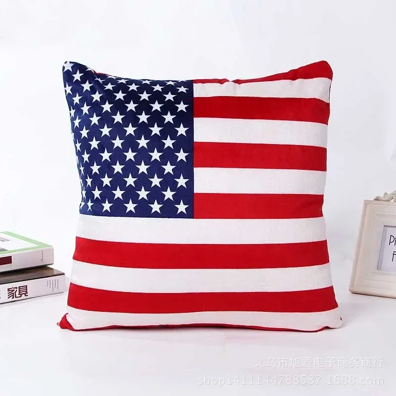 Flag Pillow Case Pillow Case  Hot Sales Pillowslip  NEW America National Flag