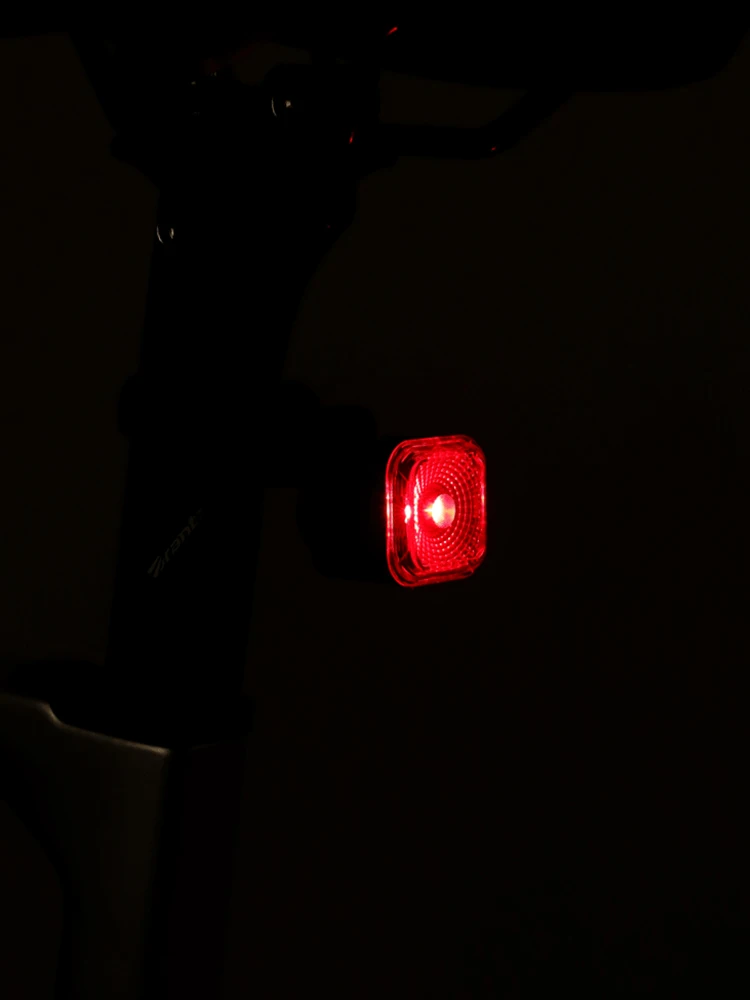AliExpress NONE Digital Display Smart Bike Taillight Waterproof Intelligent Sensing Tail Light Cycling Safety Warning Light Bicycle Rear Light