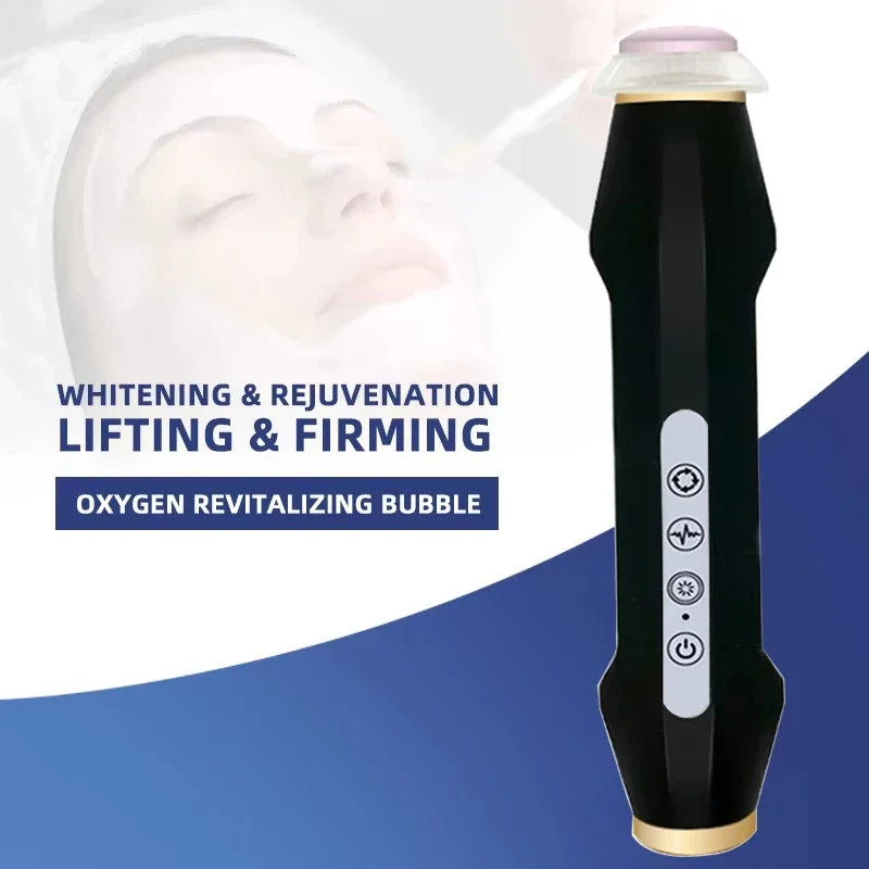 2025 最新ボックスセット CO2 バブル酸素化カプセルポッド充電式酸素肌引き締め美顔機ポッドとゲル