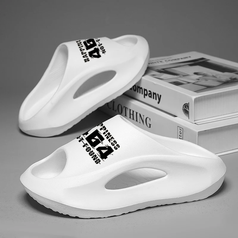 

Сланцы мужские из ЭВА, мягкие тапочки для родителей и детей, водонепроницаемая обувь для дома и улицы, удобные Тапочки для ванной комнаты