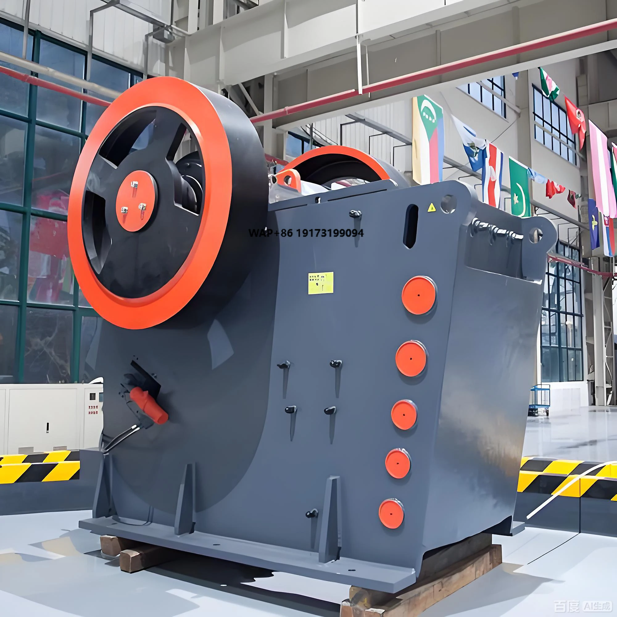

Portable Small Jaw Crusher Pe 250 with AC Motor & Gear 3 Output Wheel Mobile Design Max.550t/h Capacity