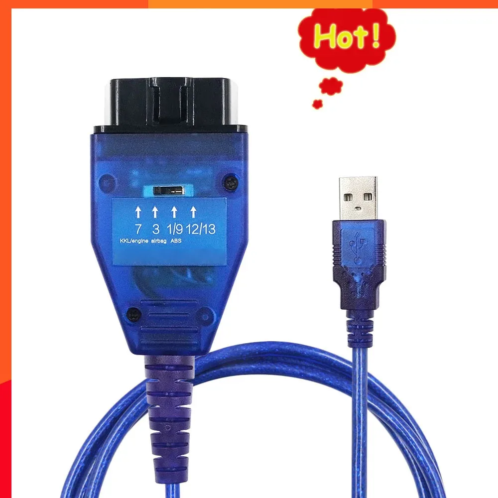 

2022 FT232RL USB With Switched OBD2 Diagnostic Cable For VAG KKL 409 Car ECU Scan Tool OBD External Equipment